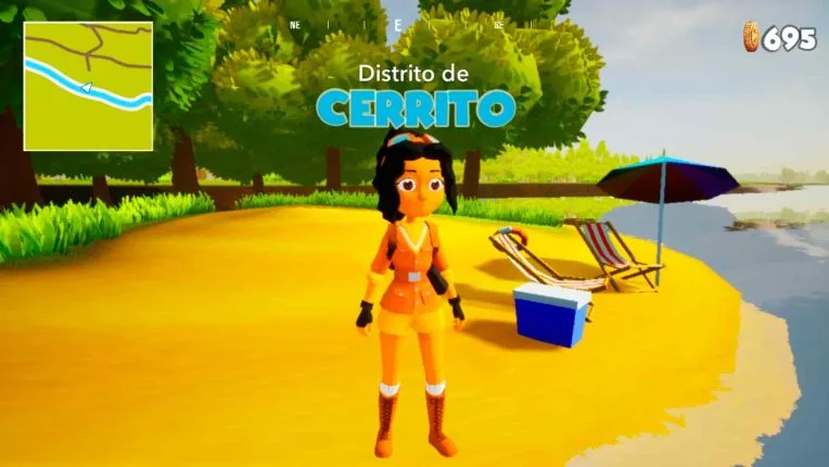 Descubriendo Ñeembucú — personaje junto al río en el distrito de Cerrito