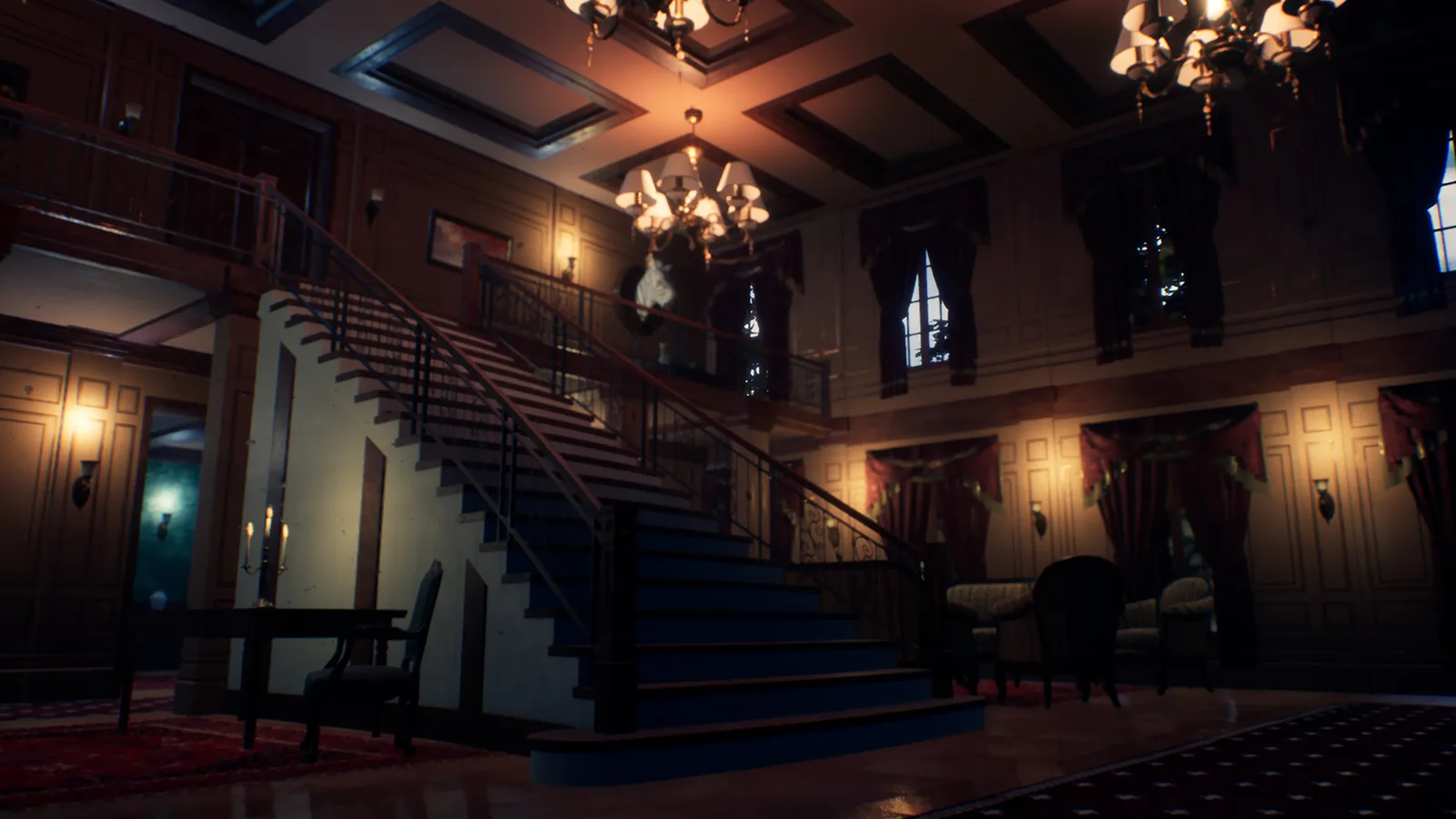 The Origin: Blind Maid — interior de la casona