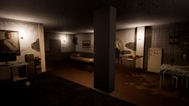 Pombero: The Lord of the Night — interior de una casa iluminada